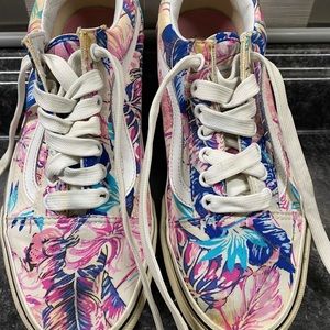 Vans Old skool garden floral skate shoes